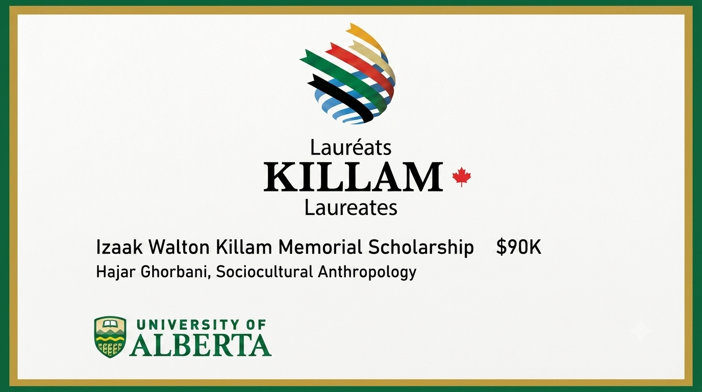Izaak Walton Killam Memorial Scholarship Awards